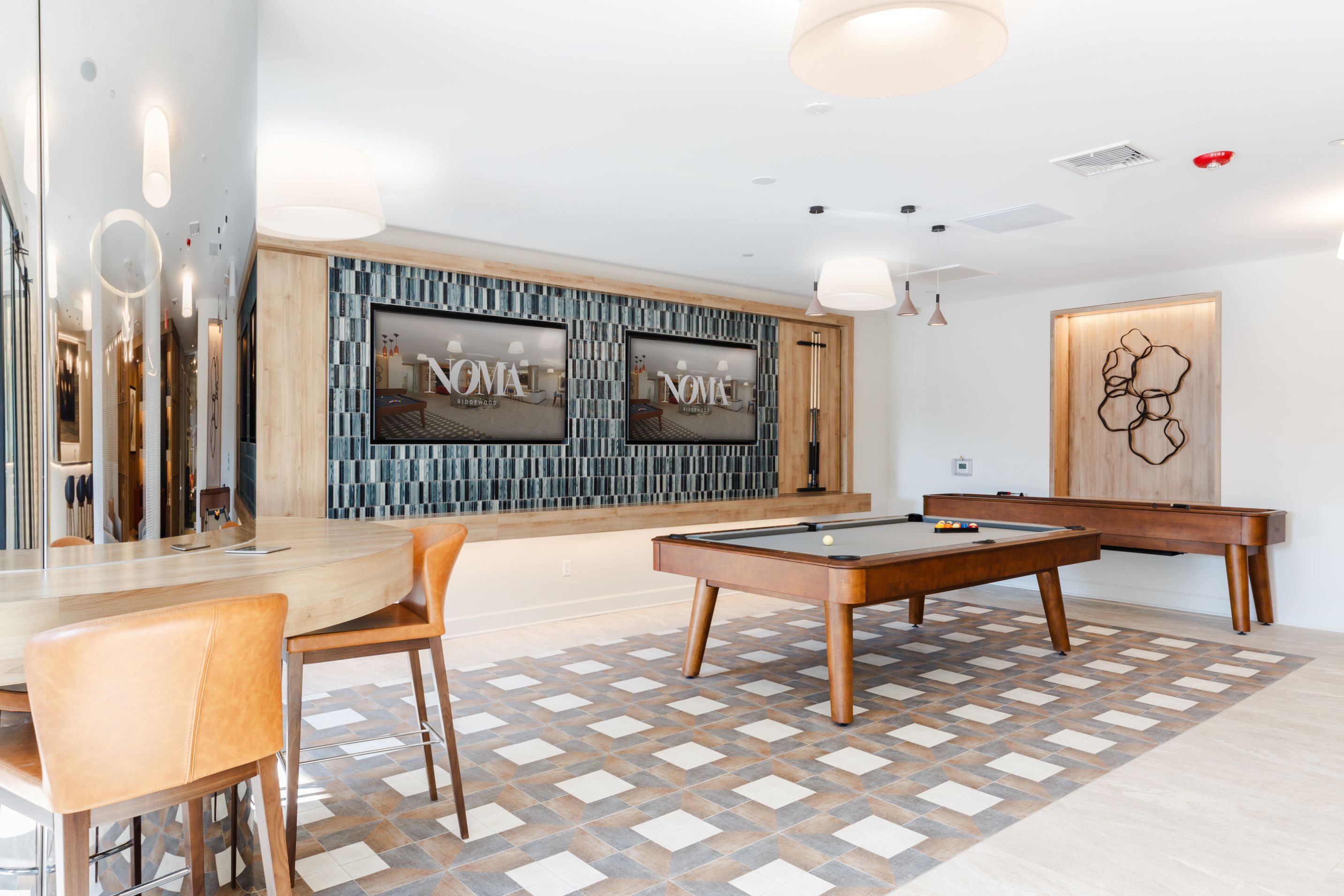 NoMa shared amenity area - Ridgewood, NJ